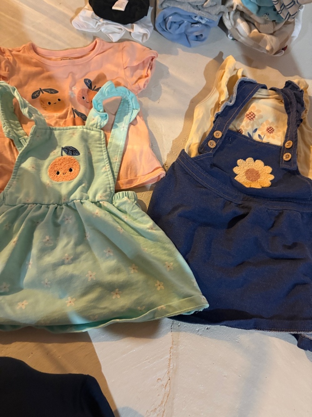 24 Month Toddler Jumper Dresses with tshirt